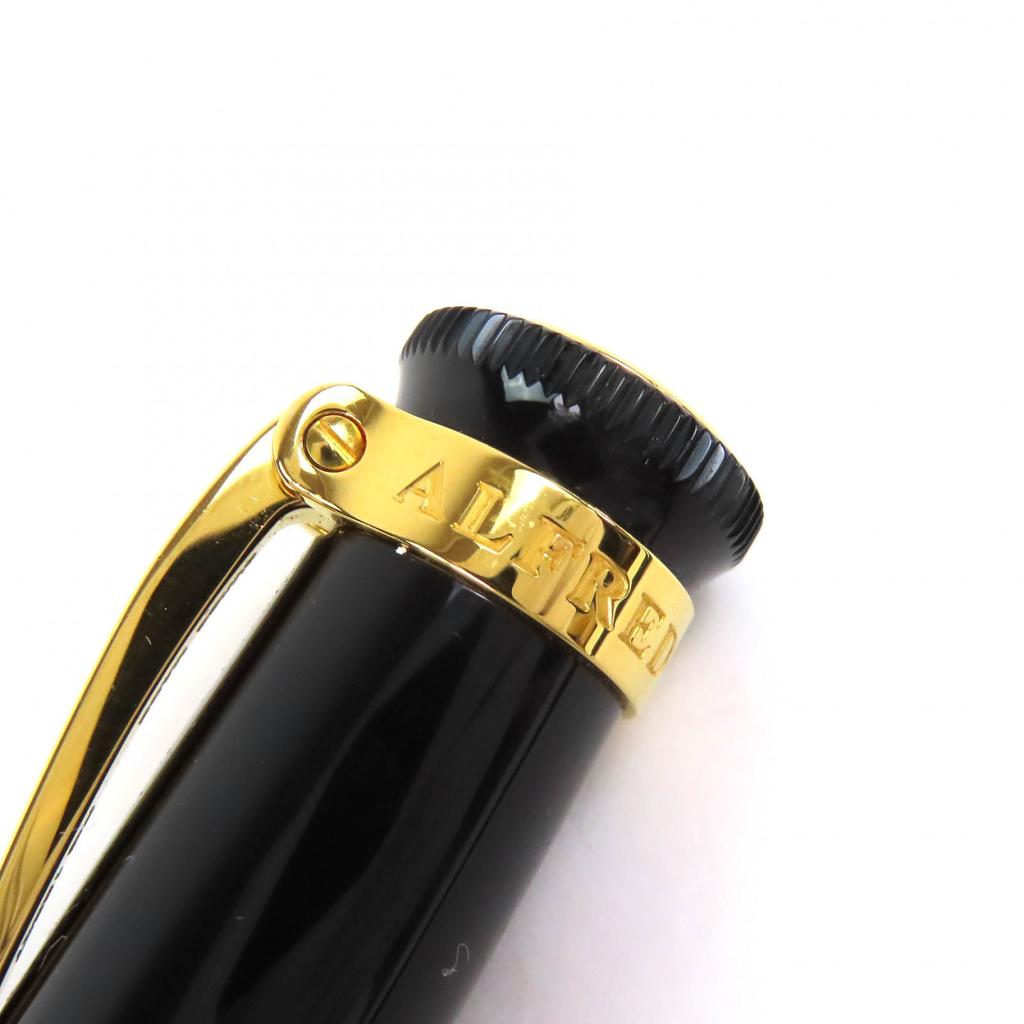 Excellent Dunhill Ballpoint pen Sentryman logo twist black mens Used