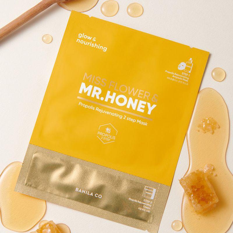 Miss Flower & Mr. Honey Propolis Rejuvenating 2-Step Mask