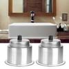 2 PCS Silver Beverage Rack Stainless Steel Marine Cup Holder Bottle Holder  Boat RV Camper Car