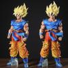 27cm Double Dragon Ball Son Goku Figure Super Saiyan Action Figures Pvc Statue Collection Model Gift Toys Z Headed In Round Sensory Compression Bouncy