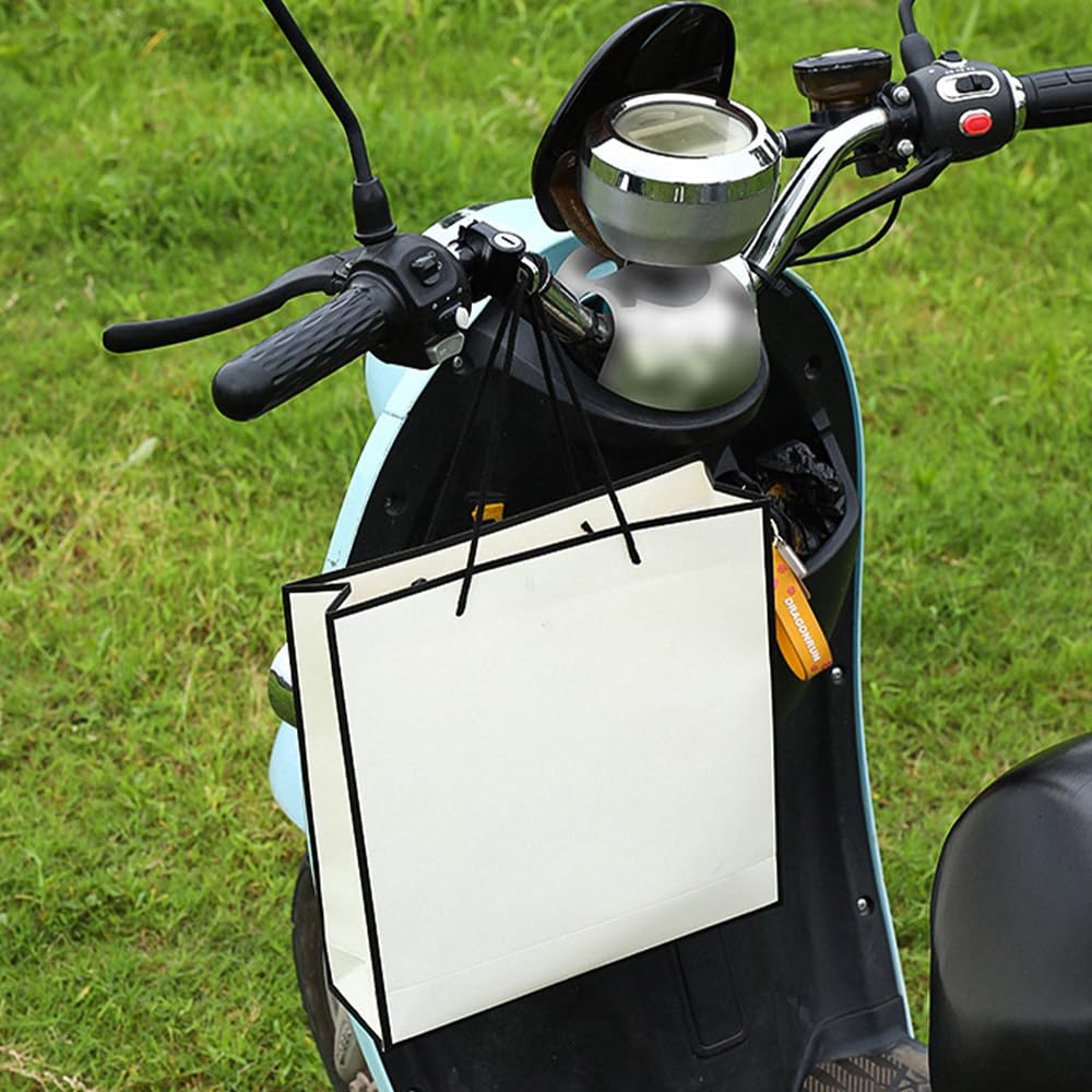 Helmet Holder, Helmet Lock, Helmet Holder, Motorcycle, Compatible with Handlebars 0.9 - 0.9 inches (22 - 24 mm), Black