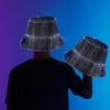 LED Fisherman Hat Neon Rave Bucket Cap 7 Colors Glow