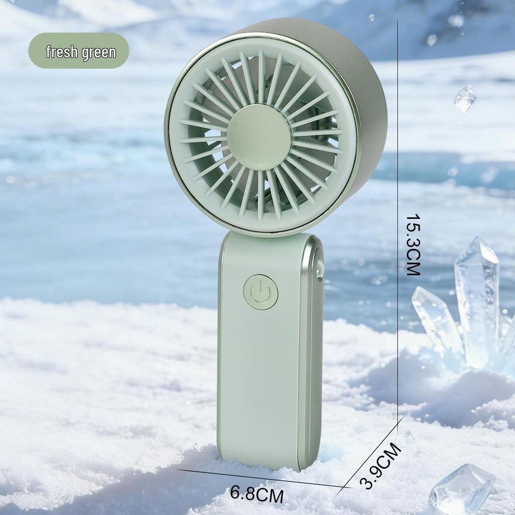 Portable USB Rechargeable Handheld Desk Fan & Phone Holder