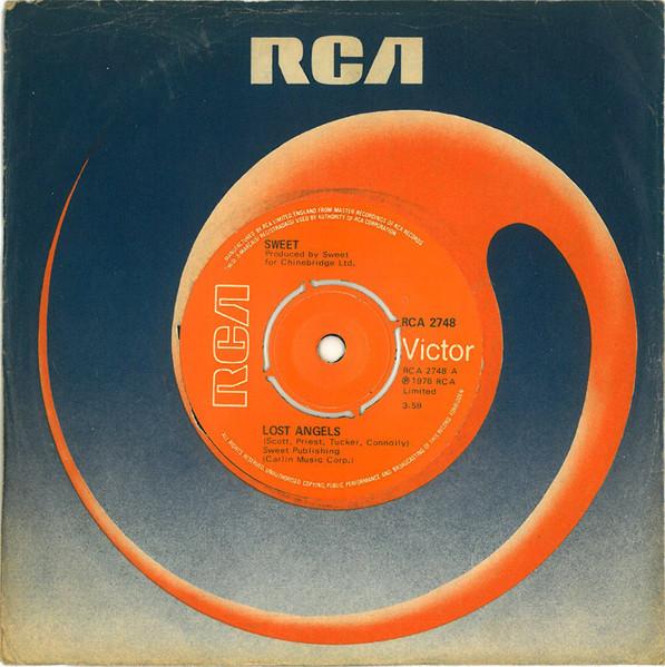 

7inch Record SWEET - Lost Angels / Funk It Up RCA2748 RCA Victor 1976 UK Rock Used