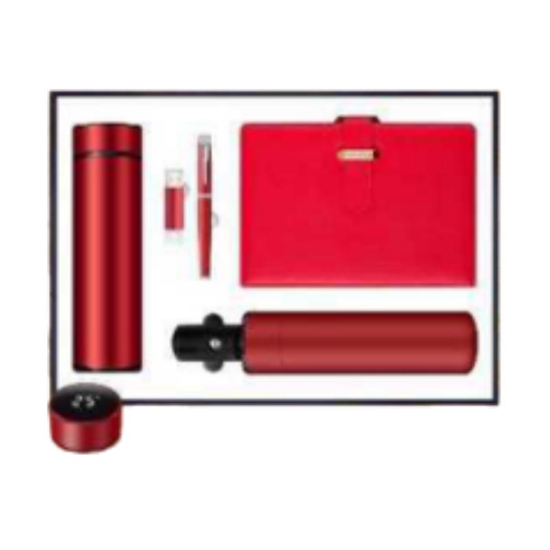 Premium 5-Piece Executive Office Gift Set - Red