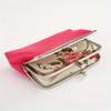 Cute Clip Lock Women's Coin Purse Retro Solid Color Bifold Kiss Lock Small Wallet Simple PU Leather Lipstick Portable Pocket Bag