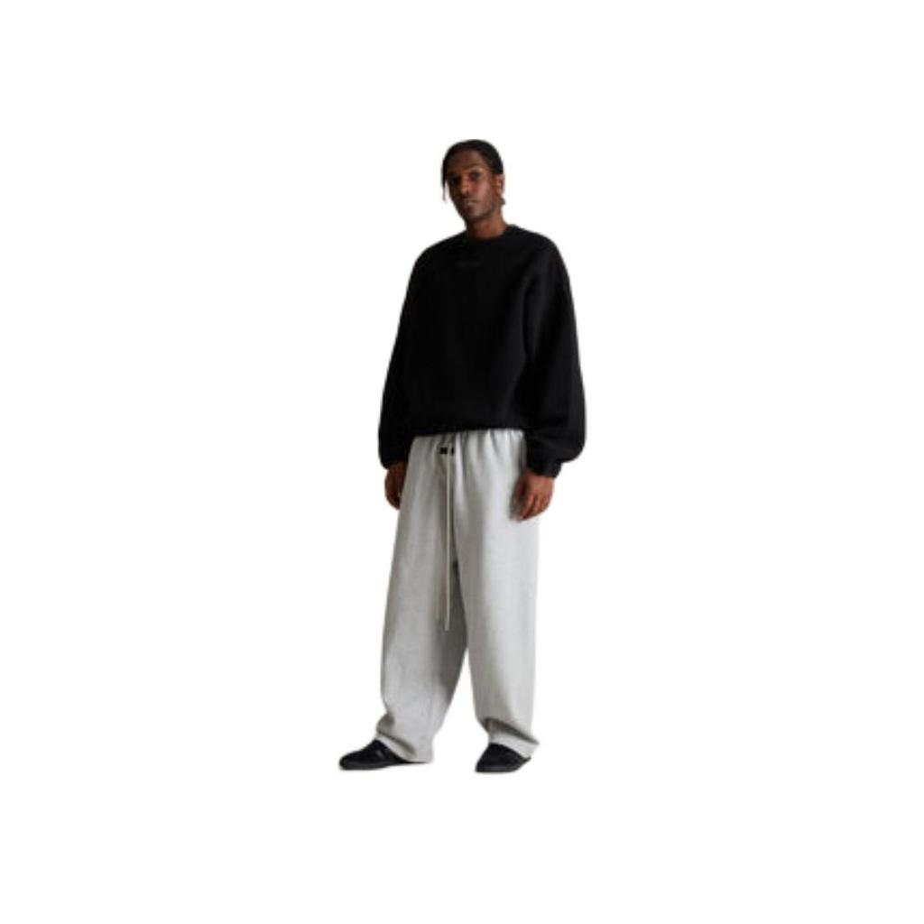 Fear of God Essentials Crewneck Sweater Jet Black Men Tops 192SP244704F