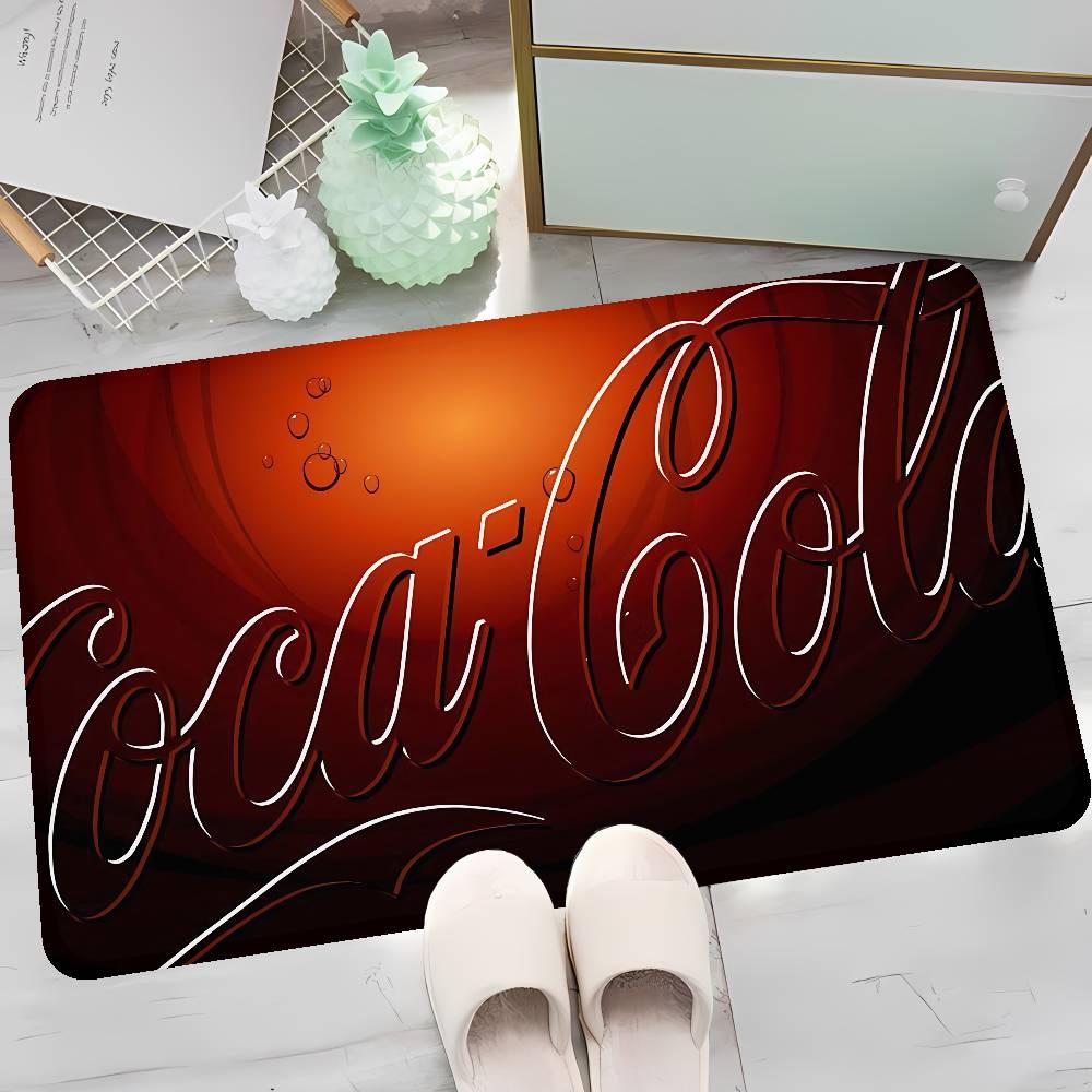 C-Coca-C-Cola Küchenmatte Kinderzimmer Schlafzimmer Dekoration Balkon Rutschfeste Fußmatte Wohnzimmer Alfombra