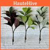 Fake Hevea Brasiliensis Indoor Plant With Lifelike Foliage For Living Room And Event Decoration
