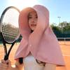 Full Face Sun Protection and Neck Protection Hat, Integrated Women's Summer Oversized Shawl Sun Protection Fisherman Hat