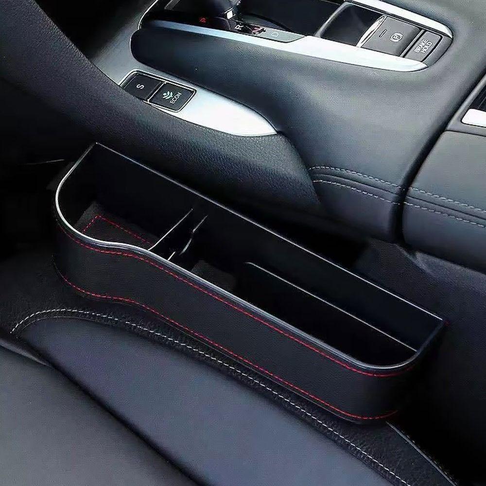 Storage Rack Car Storage Organizer PU Leather Car Cup Holder Car Seat Gap Storage Box  Universal