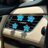 8PCS Flower Vent Clips for Car, Daisy Air Freshener Clip Cute Blue Flower Conditioning Outlet Clip Decorations Interior Decor Accessories for Women