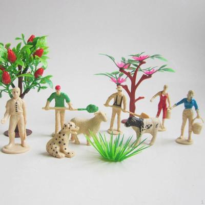 8x Prehistoric Animal Model Action Figures Desktop Decor Miniature Ranch Simulation