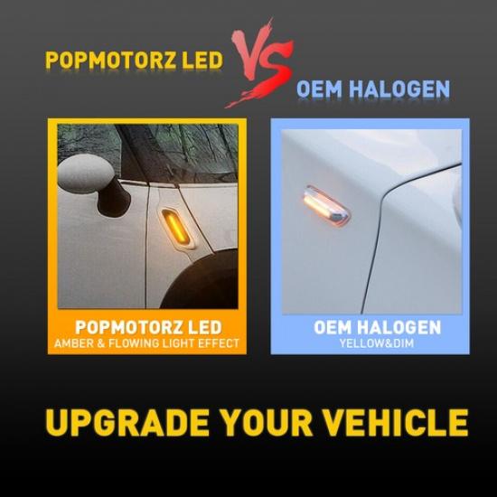 For Cooper Mini Countryman R60 R61 Replacement LED Side Marker Turn Signal Light