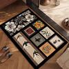 Vintage Patchwork Carpet Mat Rug Botanical Animal Pattern Design Home Decoration Floor Mat Floor Mat Welcome Mat Home Mat