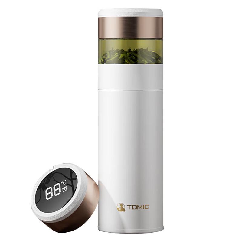 Temeike Smart Temp Display Ceramic Thermos