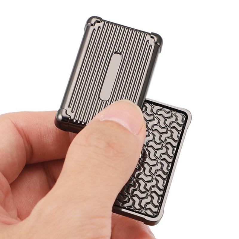 Soap Box Fidget Magnetic Push Card Alloy Mechanical Slider Edc Pushing Plate Sensory Relieve Stress Relief Toy Anti Anxiety