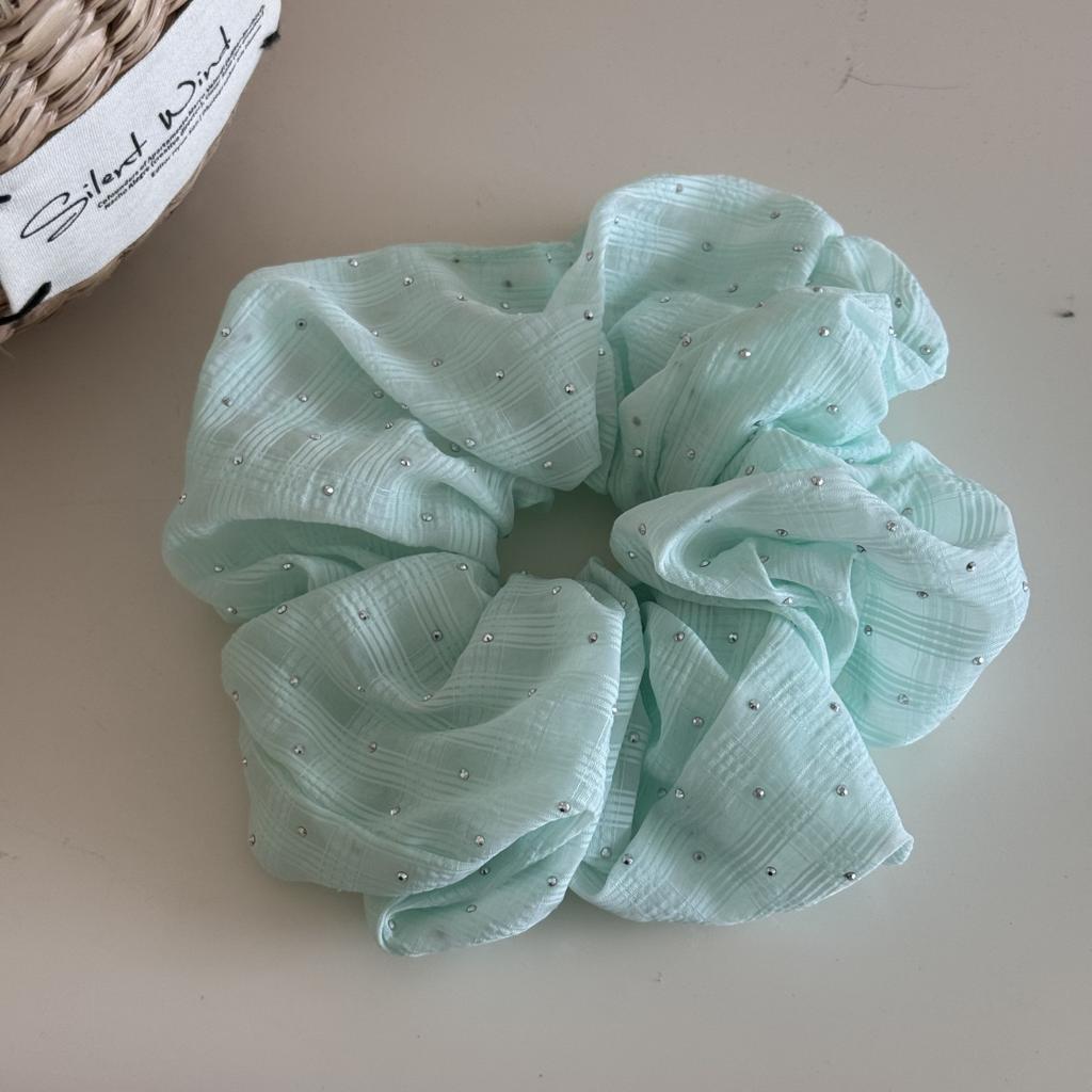 Eleganter Retro-Stil Französischer Luxus High-End Punktuelles Haarband - Schlicht Künstlerisch Hochelastisches Haarband Haaraccessoire