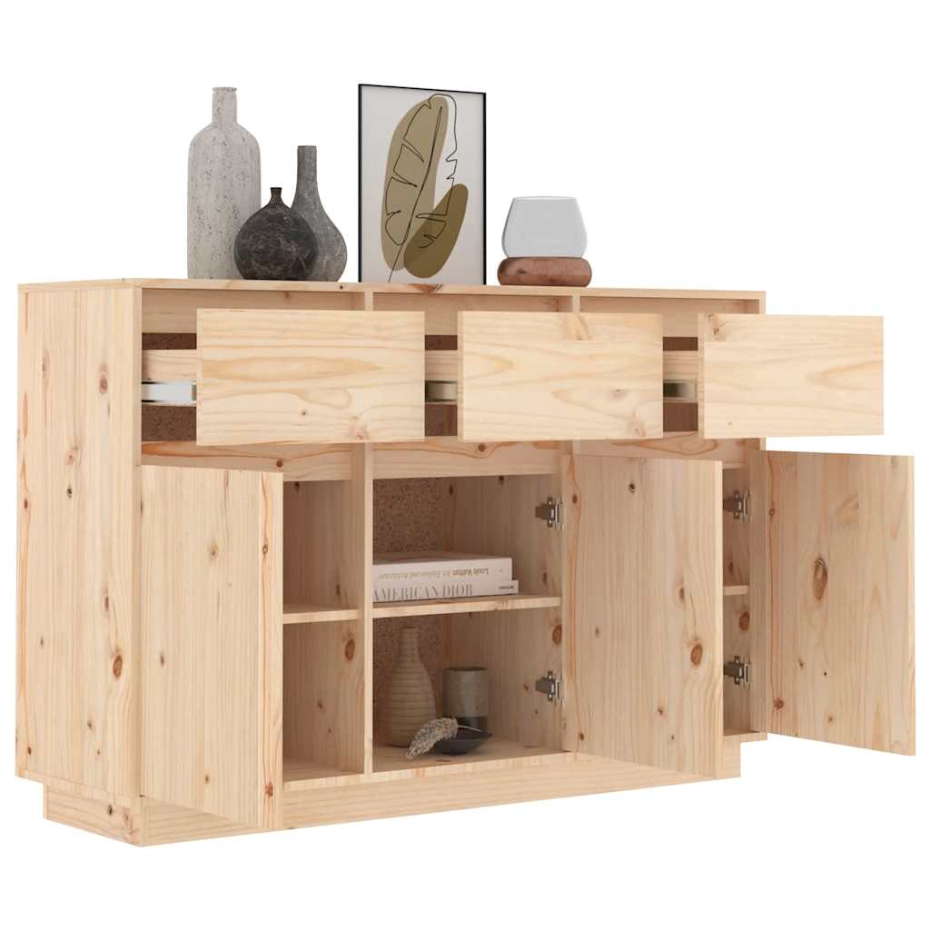 Vidaxl Szafka, 110X34X75 Cm, Lite Drewno Sosnowe