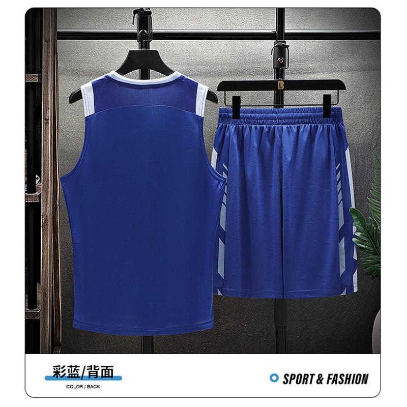 Mens Quick-Dry Ice Silk Sleeveless Sport Set Athletic Tank Top Shorts Running Gym Basketball