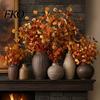 Autumn Eucalyptus Vase Fillers Fall Stems, Artificial Leaves, Fake Greenery Branches, Rustic Table Centerpiece Flowers for Wedding Farmhouse