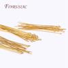 Multi Size Ball Head Pin For DIY Earrings 50 Pcs/lot 18K Gold Plated Silver Plated Brass Ball Head Pins For Jewelry Making