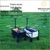 Compact Folding Cart for Outdoor Camping, Grocery Shopping, and Express Delivery