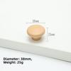 Nordic Style Cabinet Knob Handle Wooden Round Wardrobe Drawer Handles Square Solid Wood Lockers Knob Handle Cabinet Doors