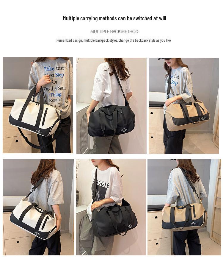 Water-Resistant Unisex Travel Duffle: Large Capacity, Lightweight Gym Bag