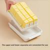 Butter Container with Lid, Cheese Storage Box, Divided Food Storage Container for Refrigerator, Kitchen Organizer