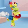 Plush Baby Bed Stroller Bell Toys Stretchable Spiral Hanging Baby Toy Bed Wrapped Toys  0-12 Months