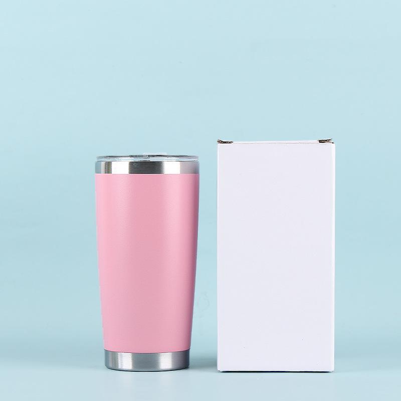 Font Back LOGO Text  Cute Thermos Bottle Tumbler 20OZ Car Mug Beer Wine Milk Water Thermal Cup Portable Sport Water Bottle Gift