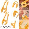 1/2pcs Garlic Peeler Manual Skin Removal Tool Multi-Functional Vegetable Nuts Peeling Clip Tweezer Practical Kitchen Accessories