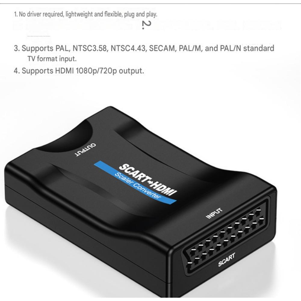 SCART to HDTV Converter, HDMI to BNC Video Converter, Video Signal Conversion Box
