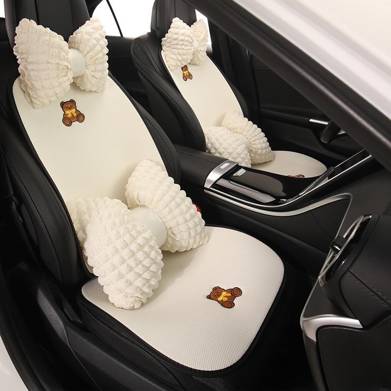 Adorable Bear Car Seat Cushion for Changan X7 PLUS, EADO, YIDAR CS75, CS55 - All Seasons