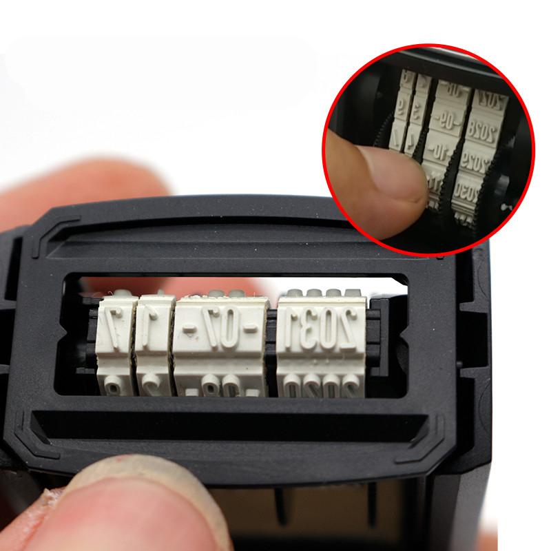 Portable Self-inking Date Stamp Adjustable Date For Supermarket Store School Bank Office Manufacture Qualified Stamps