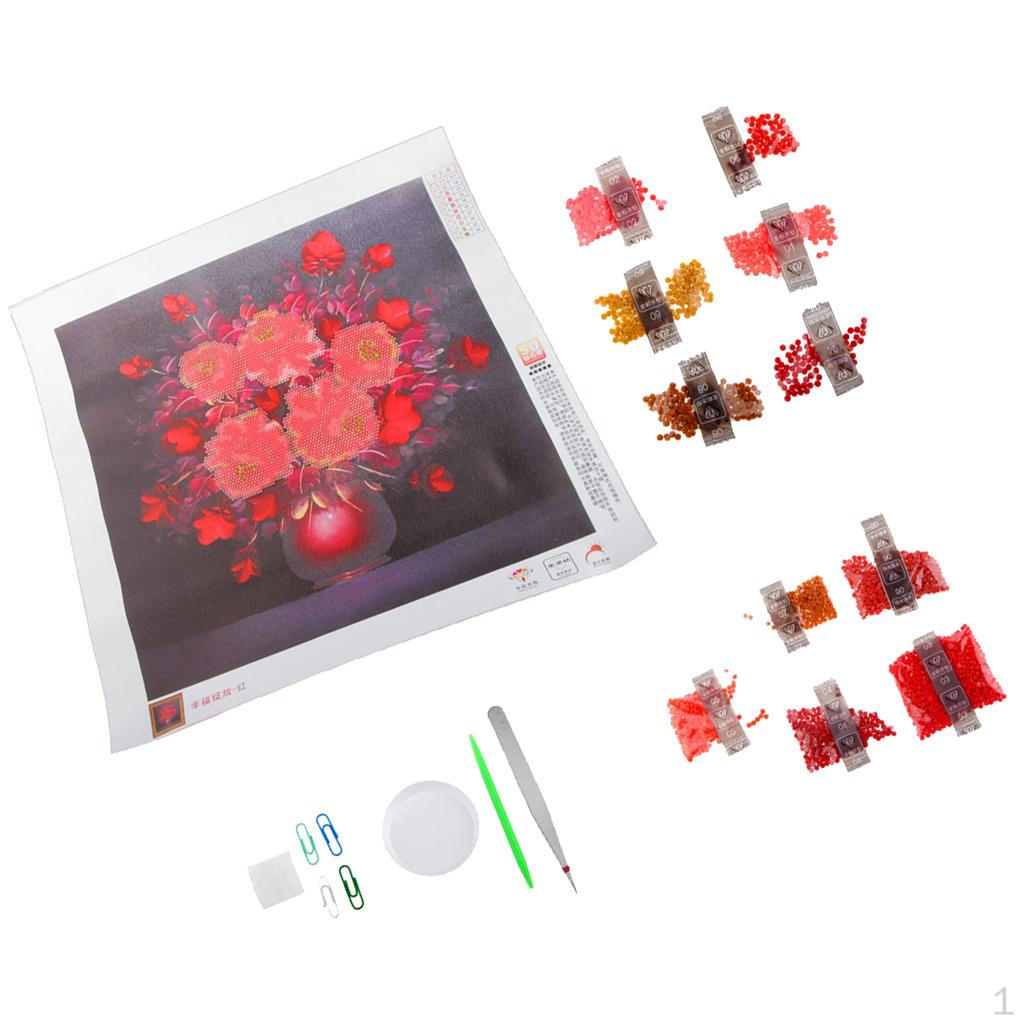 

5D алмазная живопись Вышивка Стежком Ремесло DIY - Цветок Счастья