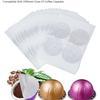 Pack of 100 Coffee Pods Sealing Cover Coffee Pods Foil Lids 45mm Coffee Pods Stickers for Home and Commercial Use
