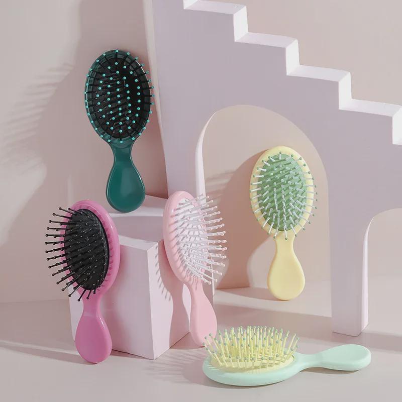 Korean Cute Air Cushion Mini Comb for Women & Girls - Travel Portable Massage Brush