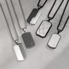 Stylish Dogtags Necklace for Men Boy,Waterproof Stainless Steel Pendant Necklaces,Birthday Anniversary Jewelry Gift