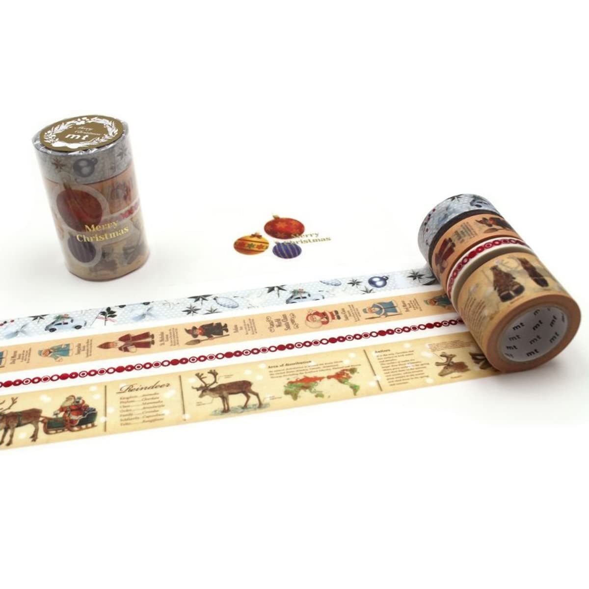 Kamoi mt Masking Tape 2021 Christmas Set MTCMAS124 Sticker Masking Tape