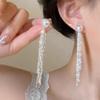 Artificial Tassel Pearl Earrings Geometric Shapes For Womens Collection Trendy