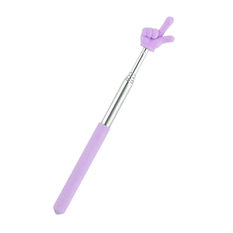 

Classroom Point Stick Teaching Tools Festival Party Favors Telescopic Retractable Presentation Whiteboard Hand Pointer TMZ фіолетовий