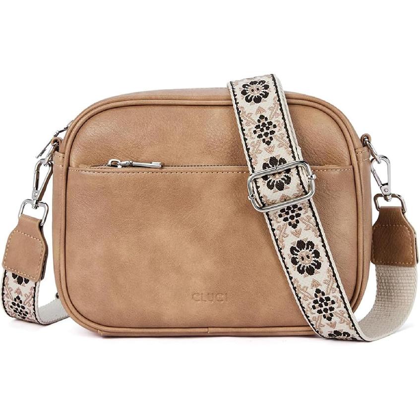 CLUCI Crossbody Bags for Women Crossbody Purses for Women Cross Body Bag Crossbody Purse with Adjustable Wide Strap
