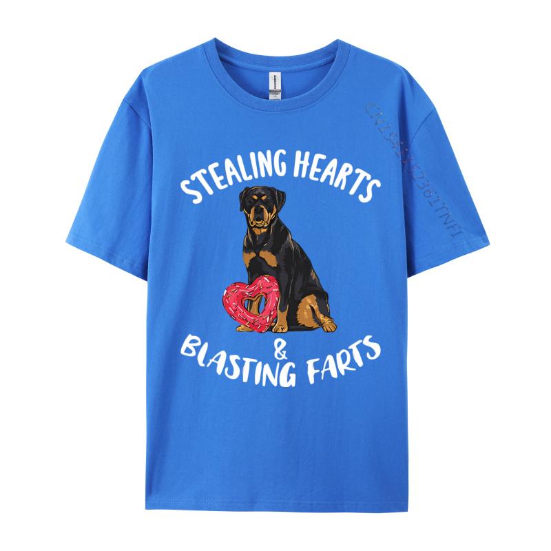 Stealing Hearts Blasting Farts Rottweiler Tshirt Tee Shirt Oversized Cotton Unisex Camisas Tops Harajuku