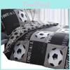 Football 3d Digital Printed Bedding Duvet Cover Pillowcase Set Decor Bedroom