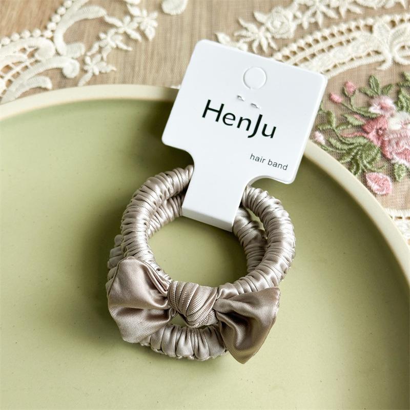 

Long Ribbon Hair Scarf With 3D Rose Flower Retro Elegant Hairstyle Accessory For Women Perfect For Chic Summer Outfits XXS