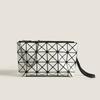 The Same Style of Japanese Geometric Splicing Diamond Folding Women's Bag New Style  One Shoulder Oblique Cross Chain Small Square Bag Handbag