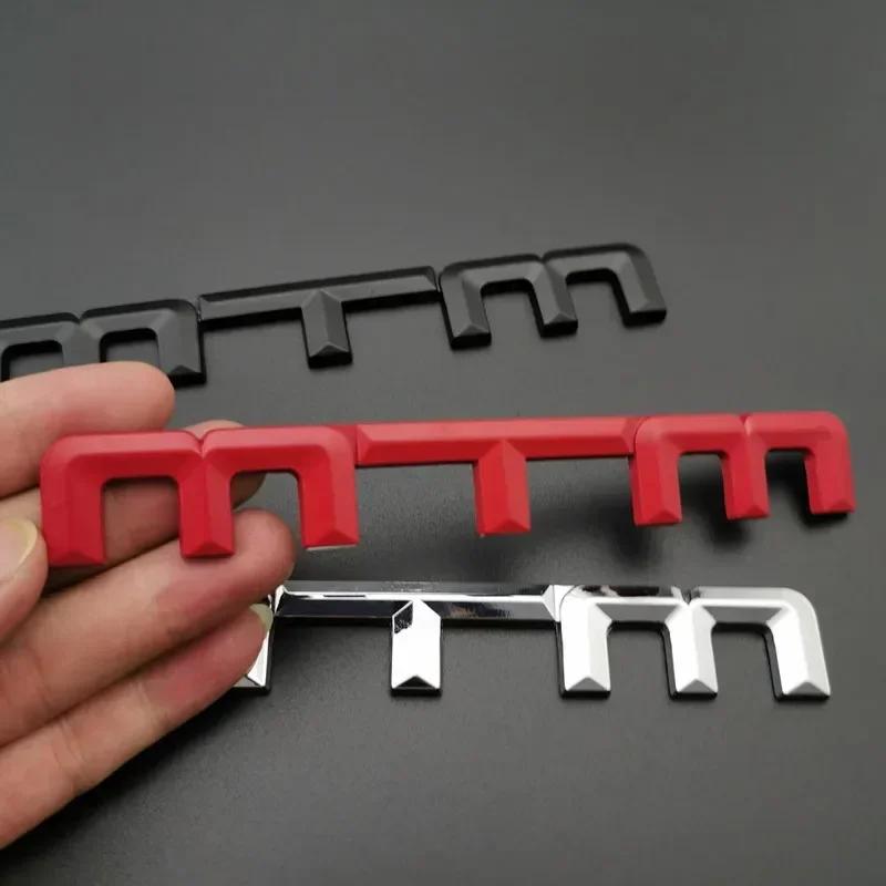 1Pc 3D Metal MTM Logo Car Body Side Badge Rear Trunk Emblem Sticker for Golf Passat Jetta Touareg Tiguan Polo CC Bora