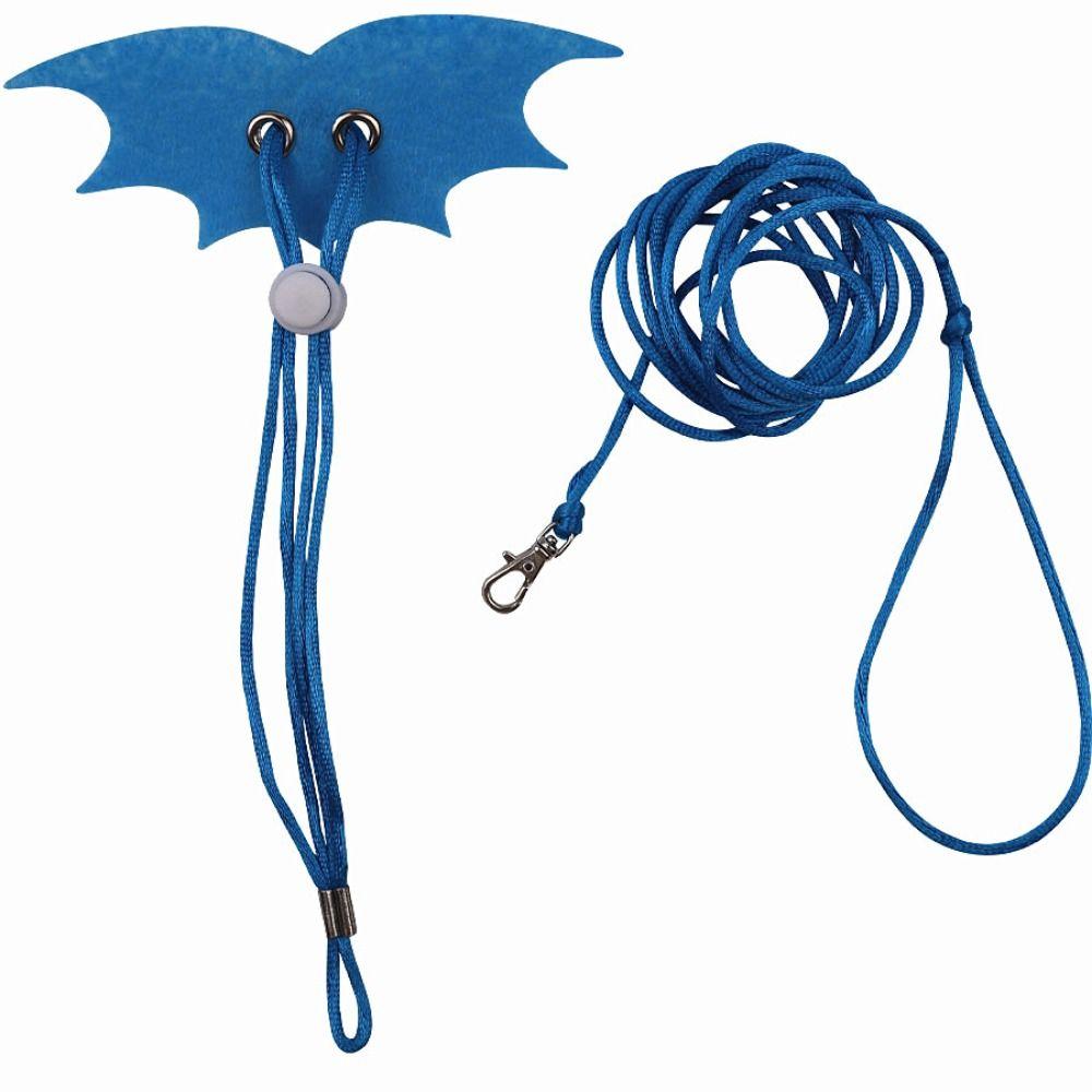 Adjustable Traction Rope Solid Color Pet Chest Strap Cute Little Rabbit Rope  Or Small Reptiles